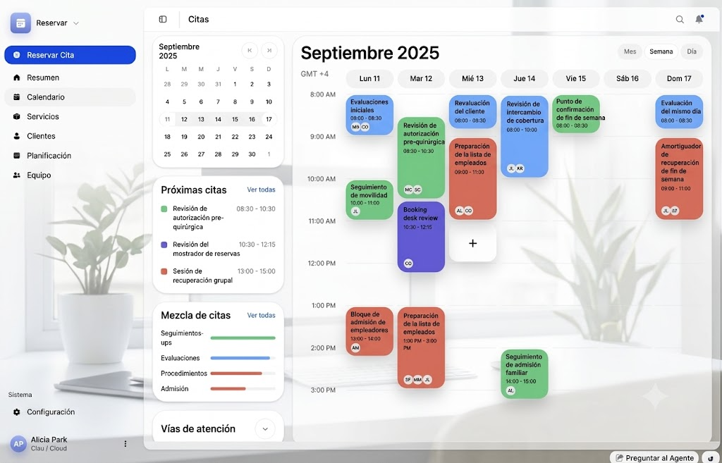 Citas y agendamiento